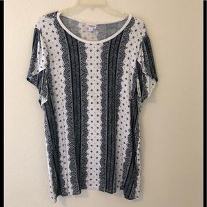 LuLaRoe Olive Top XL